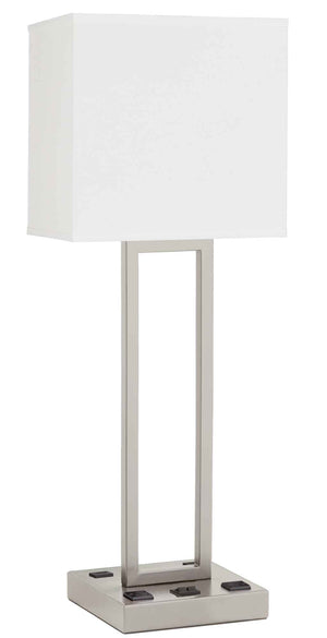 Double Table Lamp @ Nightstand - 40237