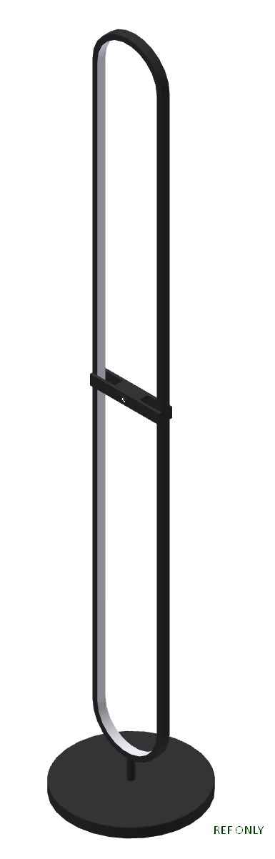 Floor Lamp @ Guestroom (Powder Coat Matte Black) - 40861