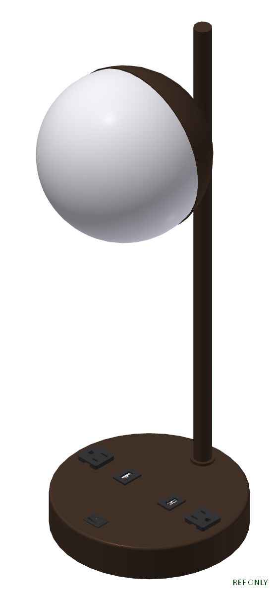 Desk Lamp @ Guestroom (casual dark bronze) - 40865