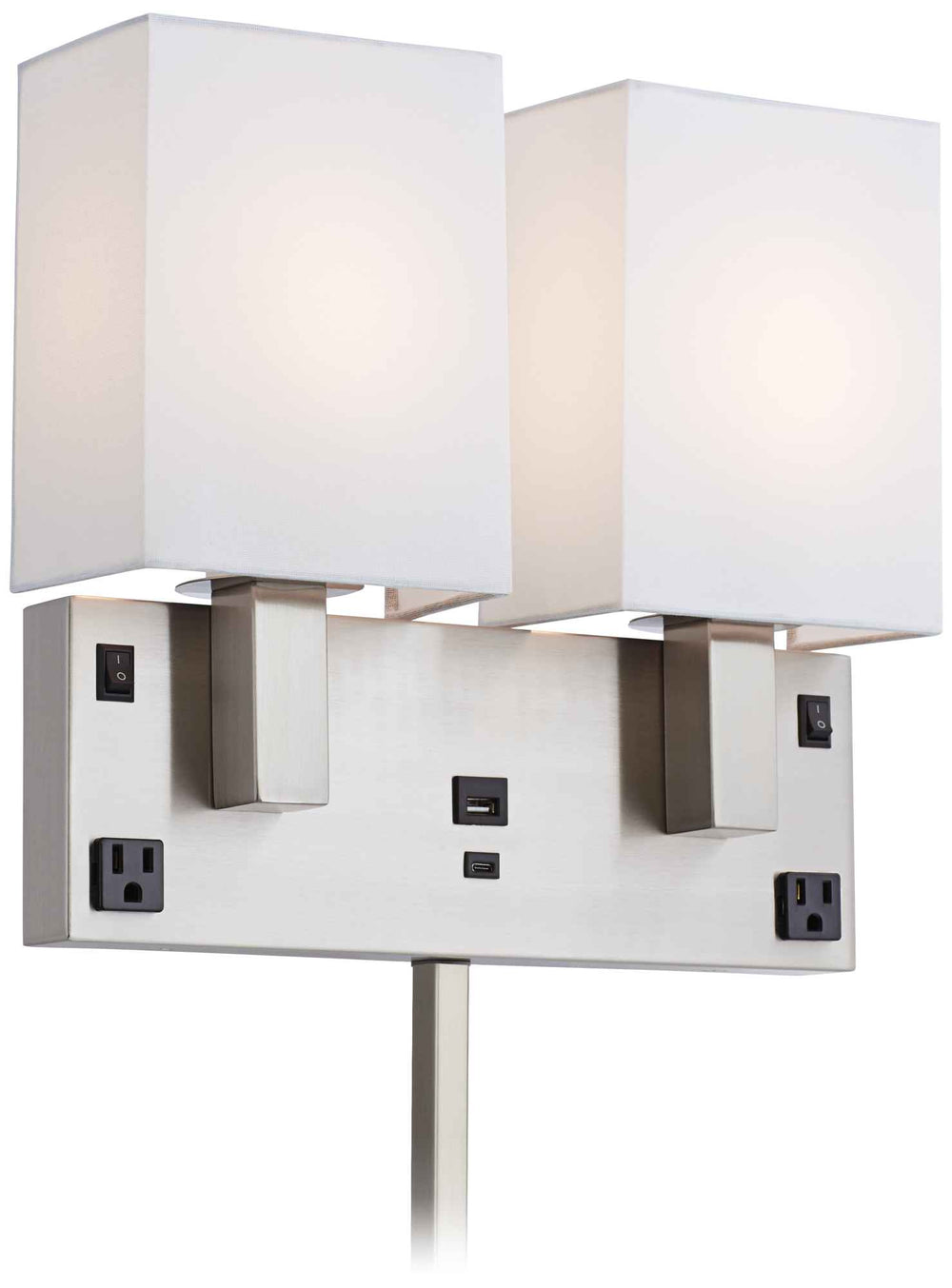 WL - 13.25"HT 2x Outlet, USB, USB-C - Double - Dual Rocker - 40361