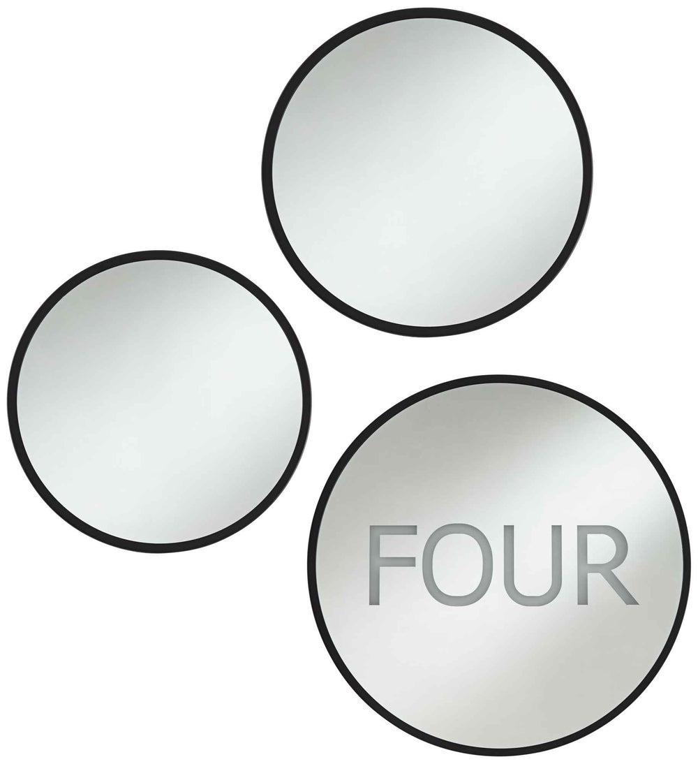 Mirror - 3PC Black - Fourth Floor - 40402