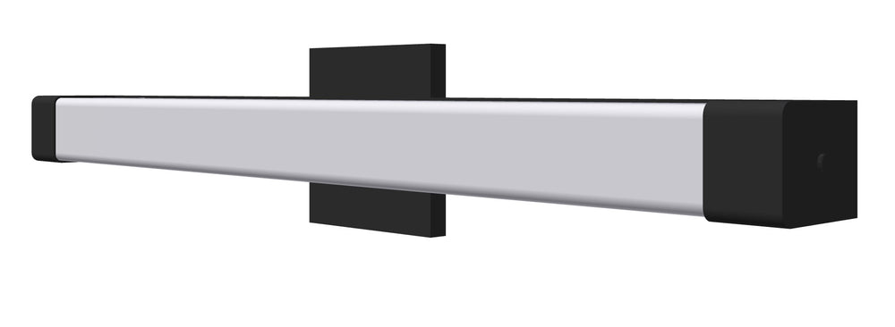 Vanity Fixture Matte Black T8 - 40191