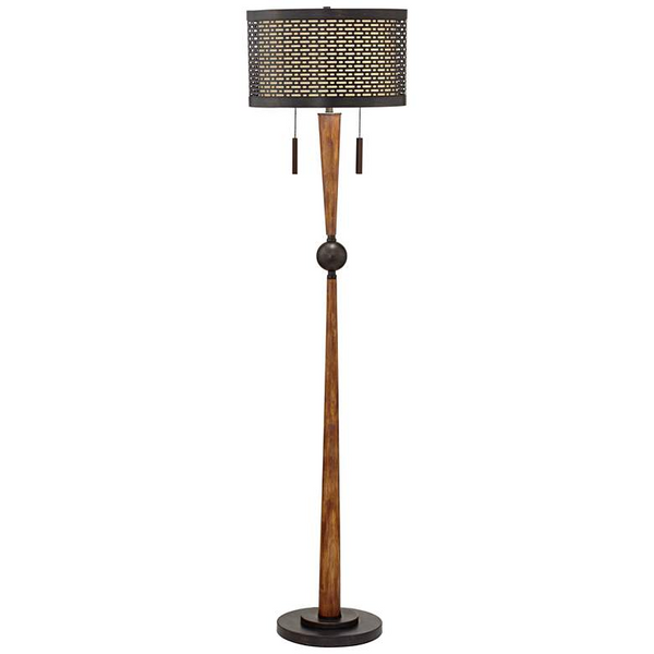 64" High Rustic Modern Floor Lamp - 40672