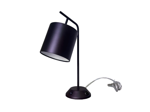OFF-400 - Metal Shade Table Lamp 1 Outlet