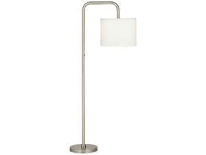 X-403 - Metal Floor Lamp Brushed Nickel