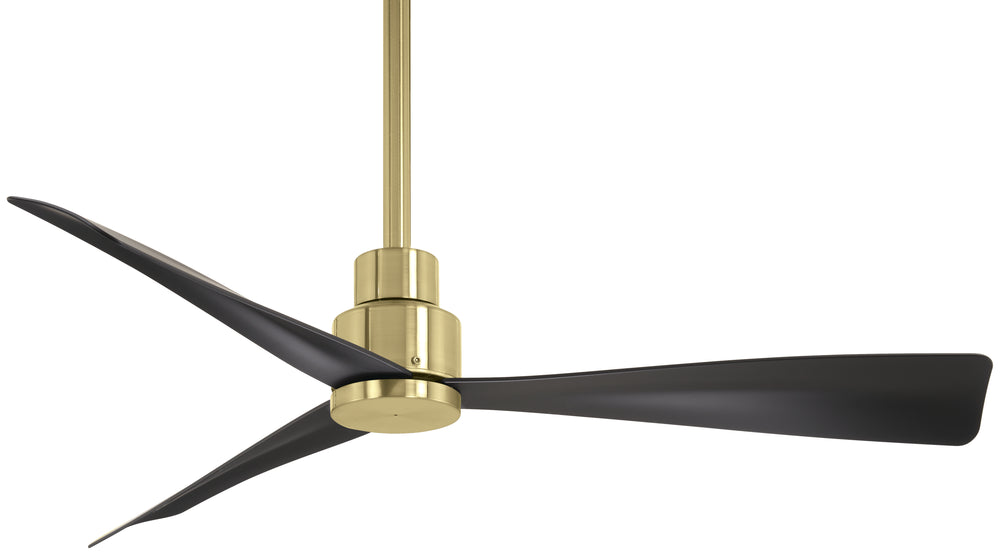 Simple - 44" Outdoor Ceiling Fan - F786-SBR/CL