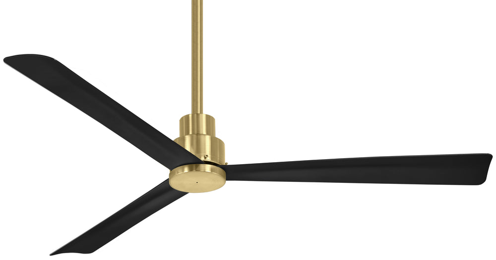 Simple - 52" Outdoor Ceiling Fan - F787-SBR/CL