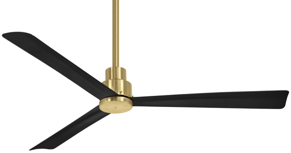 Simple - 52" Outdoor Ceiling Fan - F787-SBR/CL