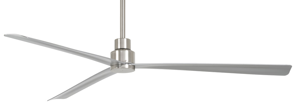 Simple - 65" Simple Led Outdoor Ceiling Fan - F789-BNW