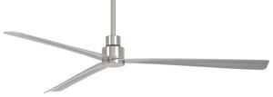 Simple - 65" Simple Led Outdoor Ceiling Fan - F789-BNW
