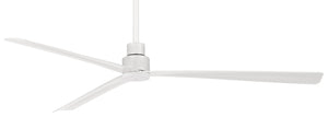 Simple - 65" Simple Led Outdoor Ceiling Fan - F789-WHF
