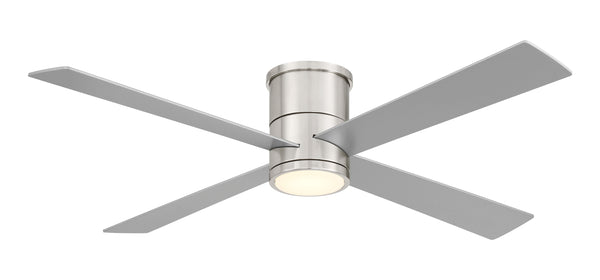 Falco Flush - 54" Led Flush Mount Ceiling Fan - F797L-BN/SL