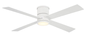 Falco Flush - 54" Led Flush Mount Ceiling Fan - F797L-WHF