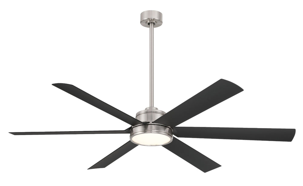 Cairo - 65" Led Smart Indoor/Outdoor Ceiling Fan - F897L-BNW/CL