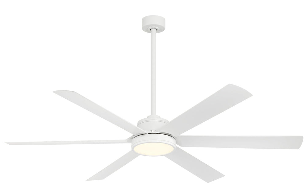 Cairo - 65" Led Smart Indoor/Outdoor Ceiling Fan - F897L-WHF