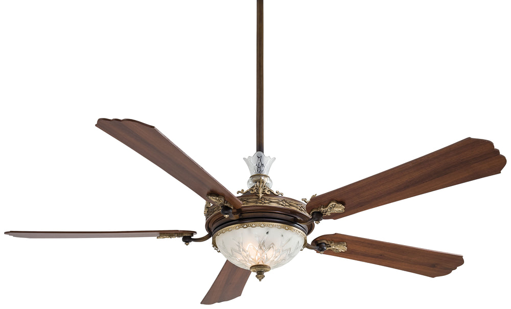 Cristafano™ - Led 68" Ceiling Fan - F900L-BCW