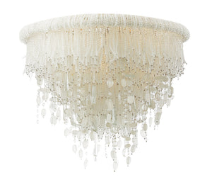 Crystal Reign - 3Lt Flush Mount