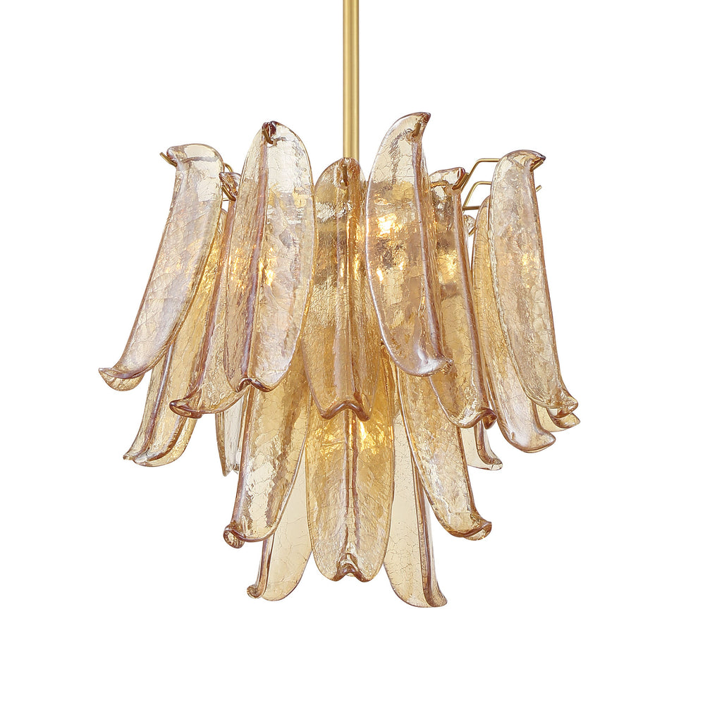 Regent - 4Lt Chandelier Amber