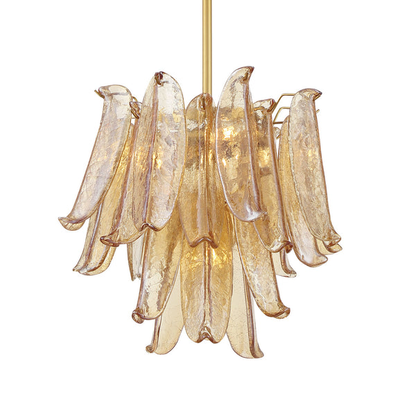Regent - 4Lt Chandelier Amber