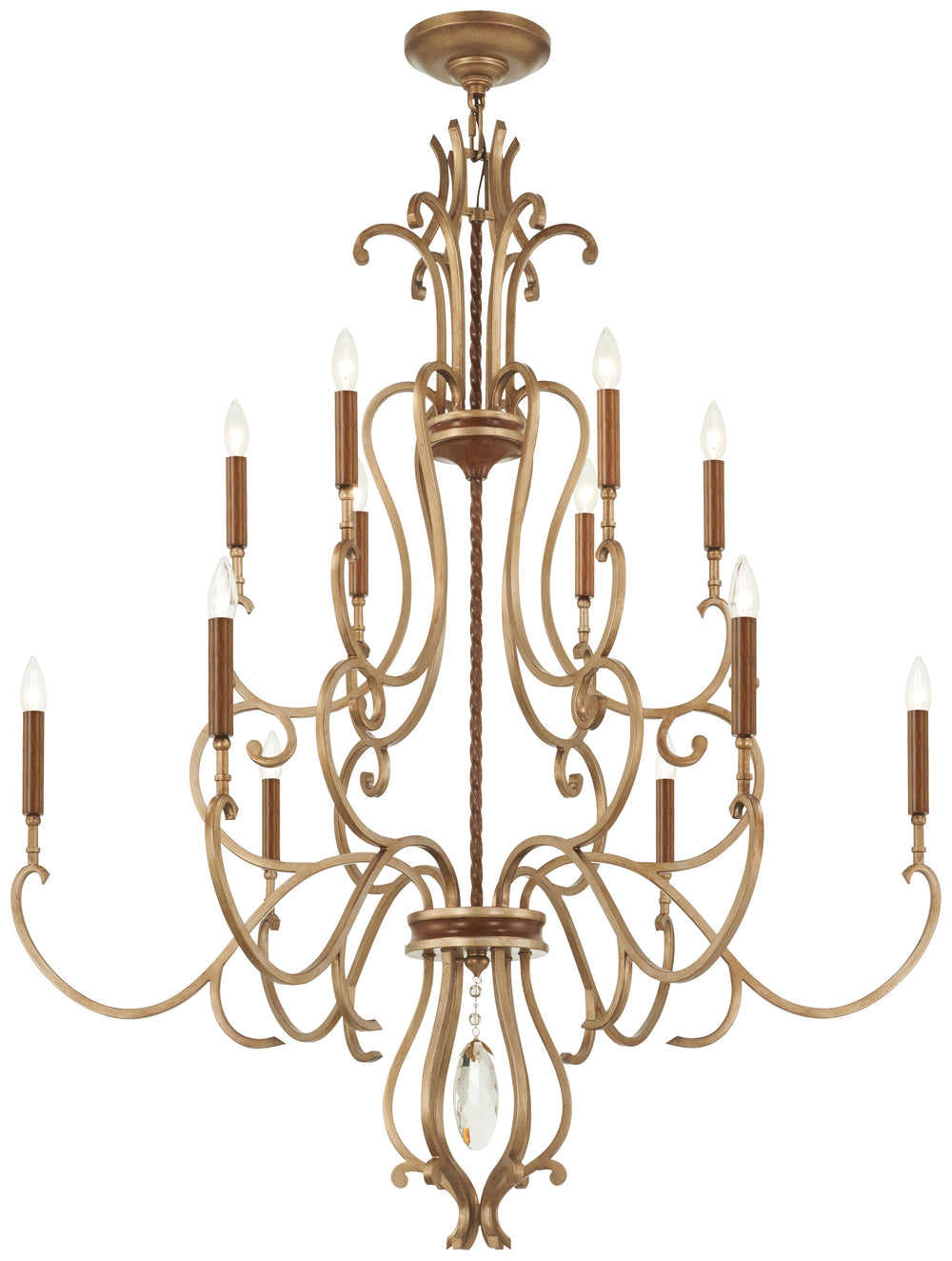 Magnolia Manor - 12 Light Chandelier