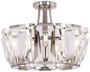 Castle Aurora - 8 Light Semi Flush
