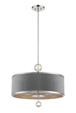 Luxor - 5 Light Convertible Pendant / Semi Flush