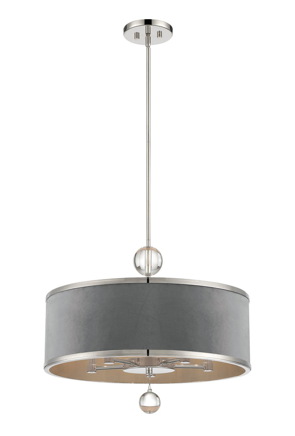 Luxor - 5 Light Convertible Pendant / Semi Flush
