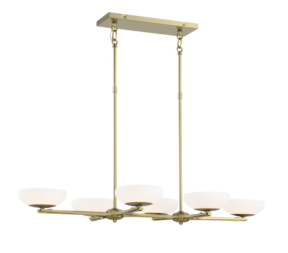 Scale - 6 Light Island LED - P1466-695-L