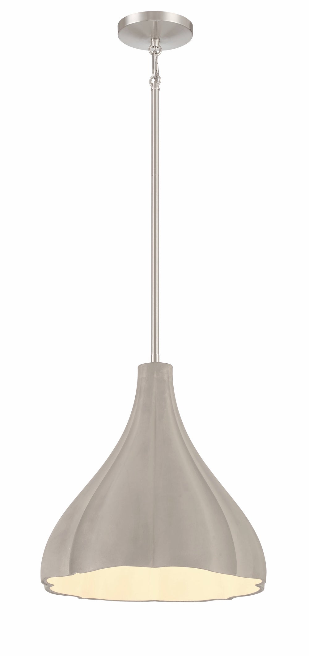 Sima - 1 Light Pendant In Metal And Cement - P1888-084C