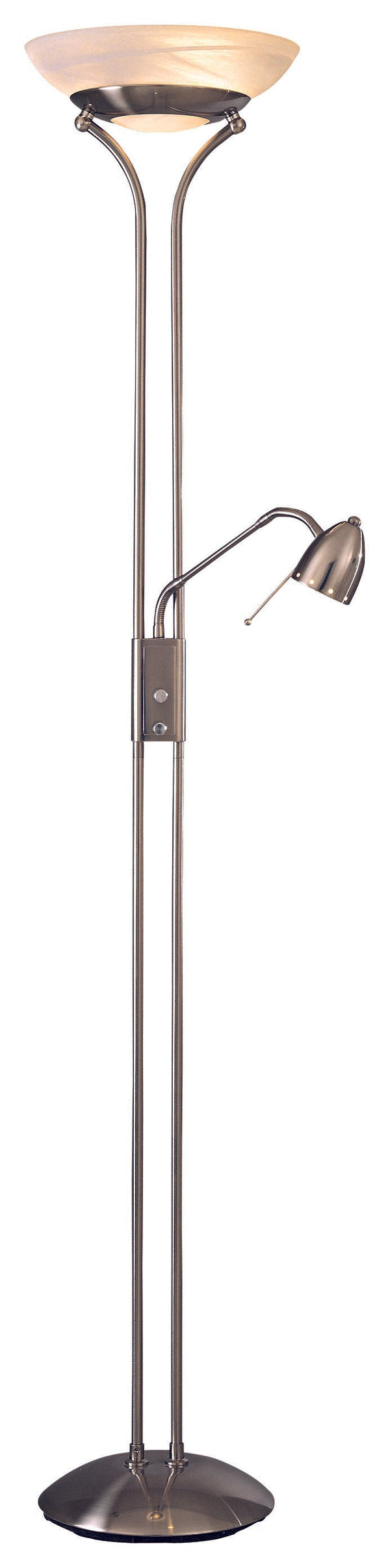 George's Reading Room™ - 2 Light Torchiere With Reading Lamp - P256-084