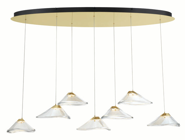 Sneer - 7 Light LED Pendant - P5402-718-L