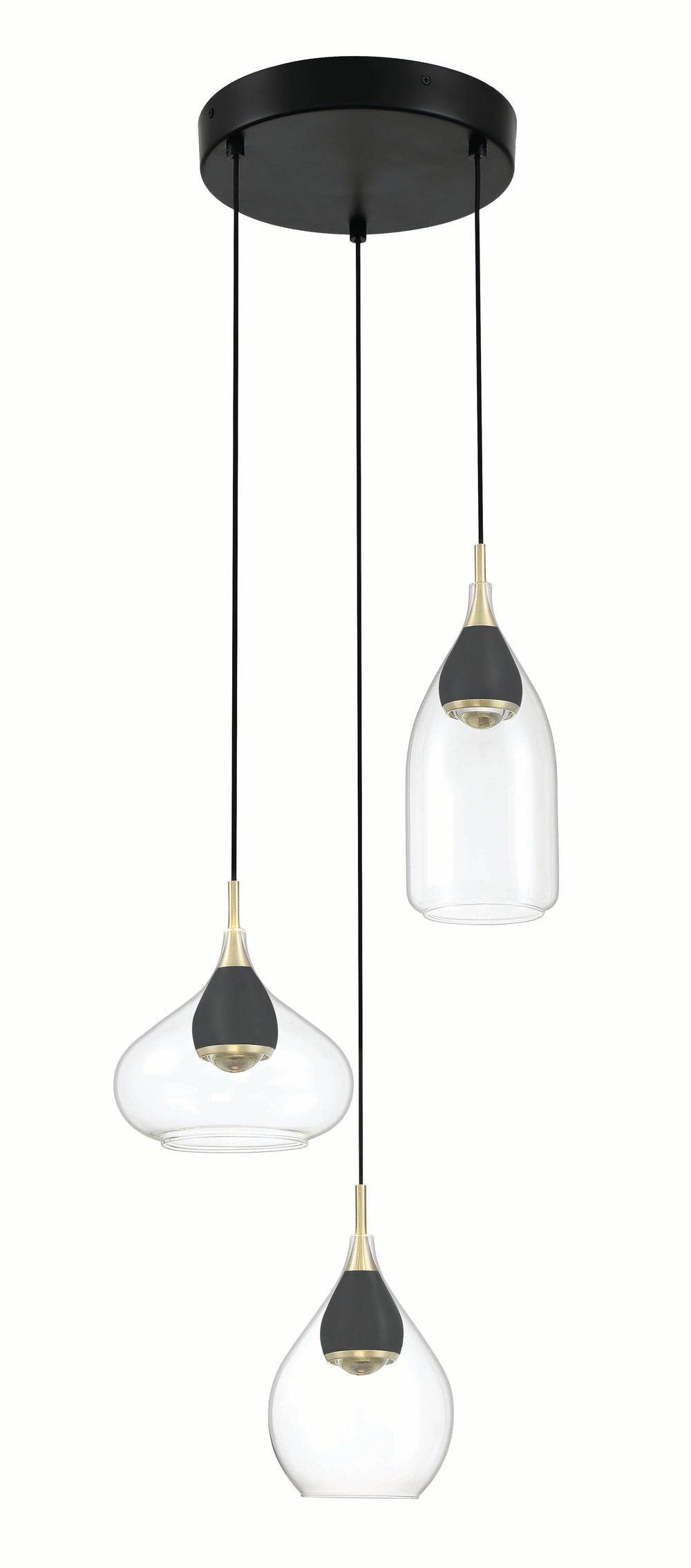 Arabesque - 11.25" LED Pan Pendant - P5463-884-L