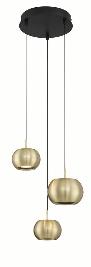 Halo ¿ 3 Light LED Pan Pendant - P5473-884-L